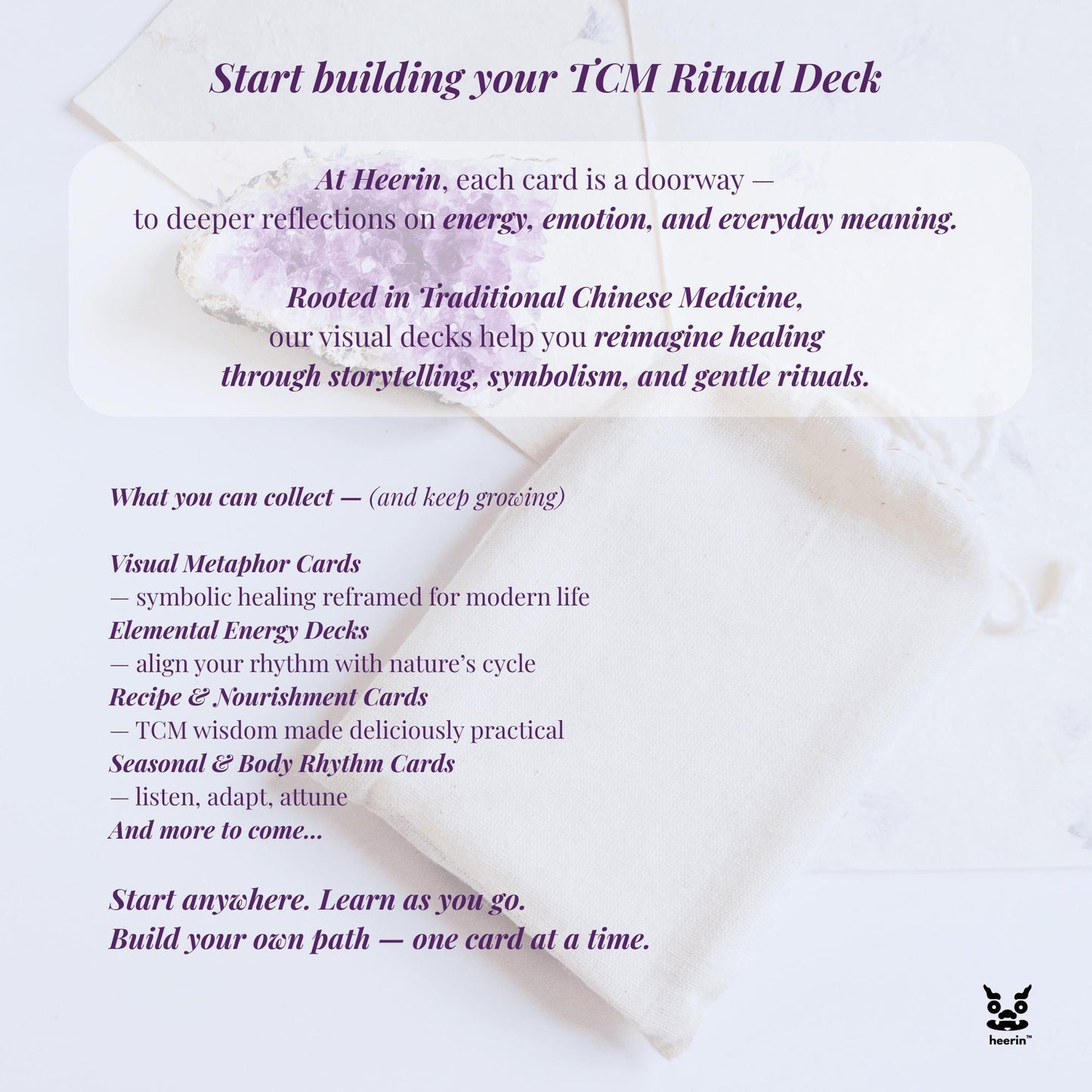 【TCM Made Visual】Burger of Balance™ Ritual Deck