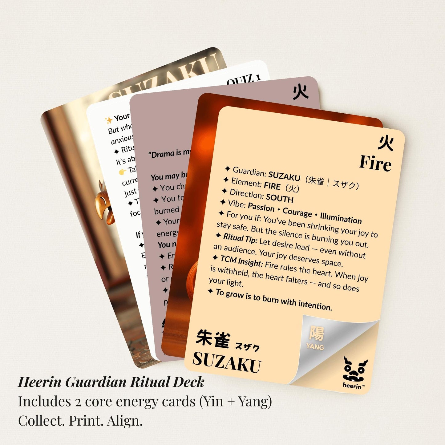 【Birth Guardian】Fire · Suzaku for Energy & Expression