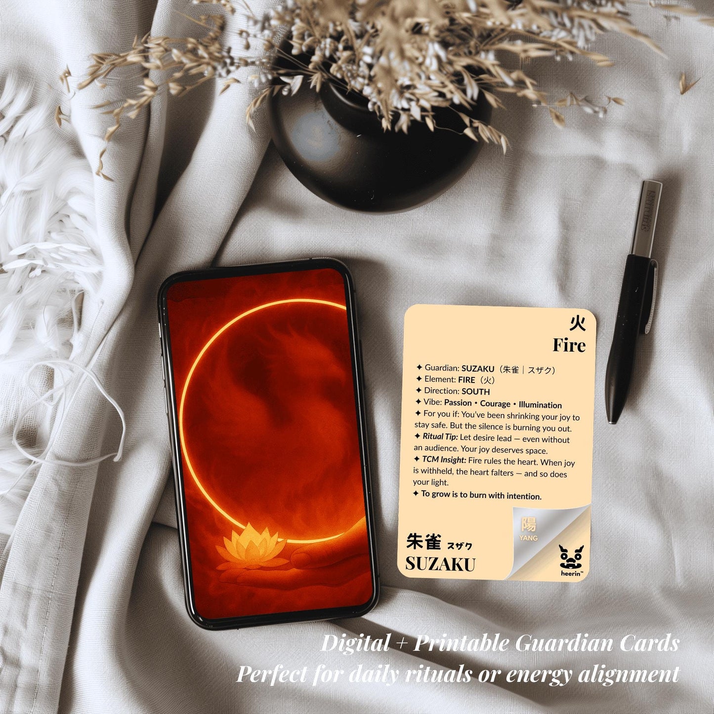【Birth Guardian】Fire · Suzaku for Energy & Expression